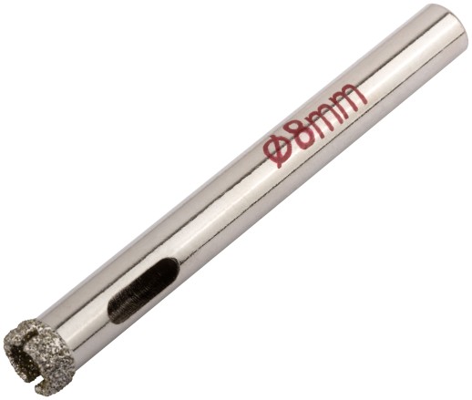 Коронка алмазная кольцевая для керамогранита / мрамора  8 мм