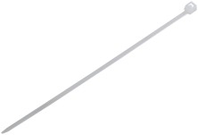 Хомуты нейлоновые для проводов, белые 100 шт.,  2,5х100 мм