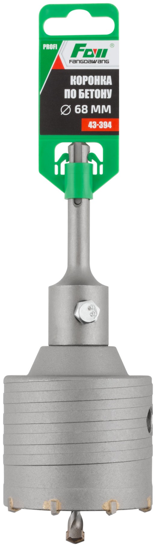 Коронка по бетону FDW, SDS-Plus, хвостовик 100 мм, 68 мм