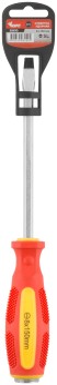 Отверткa ударная, CrV сталь, шестигранное сквозное жало с бойком, прорезиненная ручка  8х150 мм SL