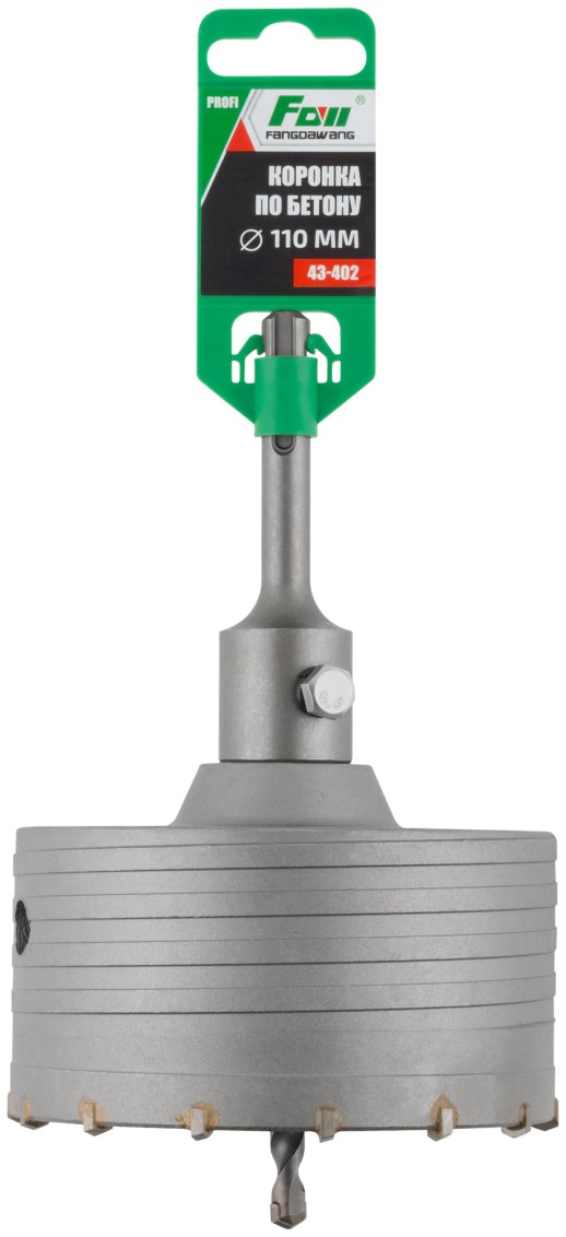 Коронка по бетону FDW, SDS-Plus, хвостовик 100 мм, 110 мм