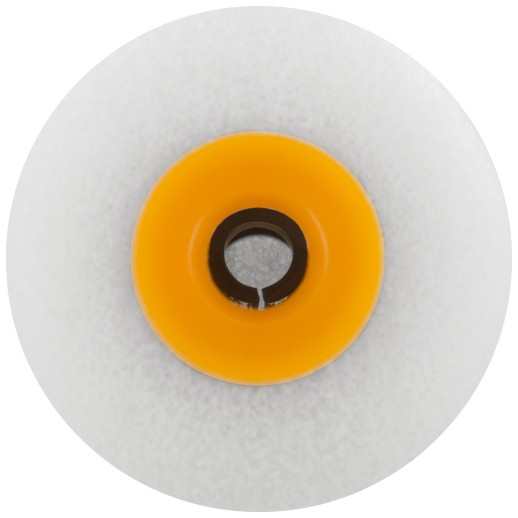 Валик поролоновый белый с ручкой "мини" 100 мм + 2 сменных ролика