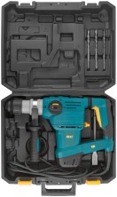 Перфоратор демонтажный 1500 Вт; 0-950 об/мин; 0-4300 уд/мин; 5 Дж; 3 реж.; SDS-plus; БС щеток; 5,2 кг; кейс