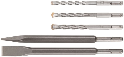 Перфоратор демонтажный 1500 Вт; 0-950 об/мин; 0-4300 уд/мин; 5 Дж; 3 реж.; SDS-plus; БС щеток; 5,2 кг; кейс