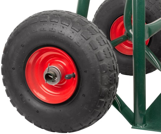 Тележка складская двухколесная, грузоподъемность 130 кг, платформа 400х250 мм