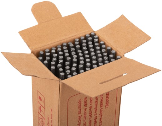 Электроды "Bridge" для низкоуглеродистых сталей 2,5 мм х 300 мм (коробка 2,5 кг)