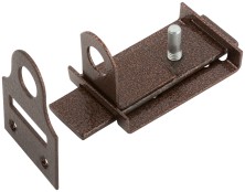 Засов накладной с проушинами, медь