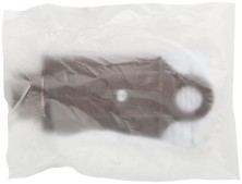 Засов накладной с проушинами, медь