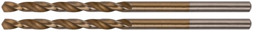 Сверла HSS по металлу, титановое покрытие, в блистере 2,5 мм (2 шт.)