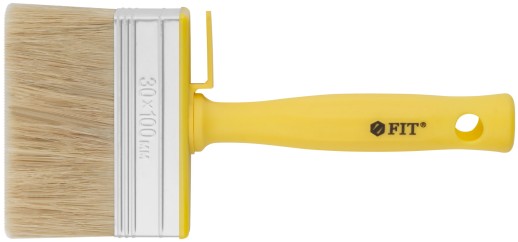 Макловица, натур.светлая щетина, пластиковый корпус, полая ручка, "мини" 30 х 100 мм