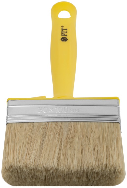 Макловица, натур.светлая щетина, пластиковый корпус, полая ручка, "мини" 30 х 100 мм