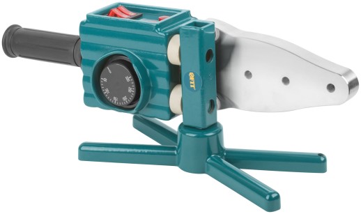 Аппарат сварочный для пластиковых труб 750/1500 Вт; 50-300 °C; диаметры труб 20-63 мм; металл. кейс