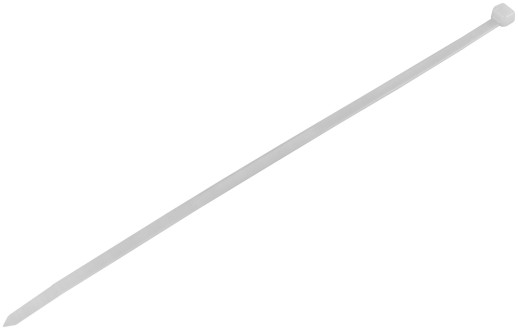 Хомуты нейлоновые для проводов, белые 100 шт., 4,8х250 мм