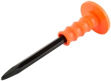 Зубило пикообразное с пластиковым протектором 250х14 мм