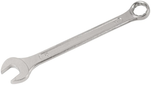 Ключ комбинированный "Хард", хромированное покрытие 15 мм