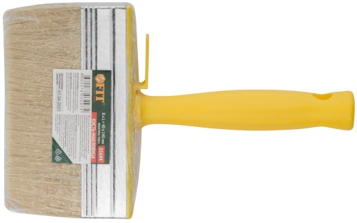 Макловица, натур.светлая щетина, пластиковый корпус, полая ручка, "мини" 40 х 140 мм