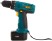 Дрель-Шуруповерт акк. 12,0 В; 0-550 об/мин; 10,0 Нм; 2 (Ni-Cd) 1,2 Ач; 3-5 ч.; рез. накл.; кейс
