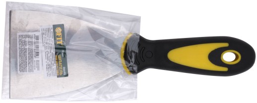 Шпатель, нерж.сталь, прорезиненная ручка 3" (75 мм)