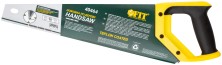 Ножовка по дереву, средн.кален.зуб 7 ТPI, 3D заточка, пласт.прорезинен.ручка, тефлон.покрытие 400 мм