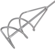 Миксер для строительных смесей оцинкованный 80х400 мм