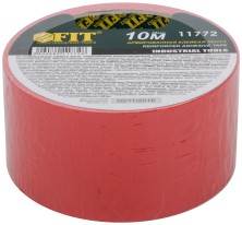 Лента клейкая универсальная армированная "Ductape", красная, 48 мм х 10 м