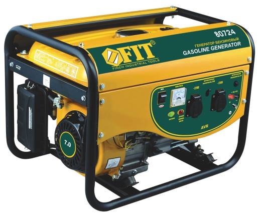 Генератор бензиновый 3200 Вт; 210 куб. см; 15 л; 2/220 В; 1/12 В; руч. пуск; коробка
