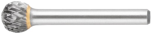 Шарошка карбидная, штифт 6 мм, тип "D", сферическая 12х10х55 мм