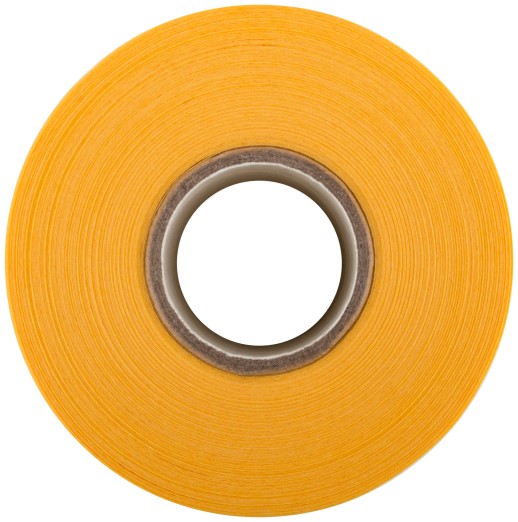 Clever Cover: укрывная пленка с золотистой малярной лентой, статически заряжена, 7 мкр., 270 см х 17 м