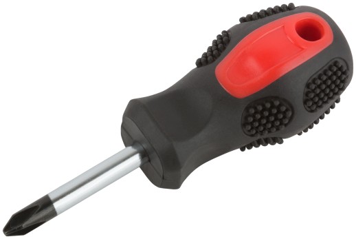 Отвертка "Мастер", CrV сталь, прорезиненная ручка 6х38 мм РН2