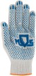 Перчатки вязаные (4 нити), х/б, с ПВХ, 10 класс вязки