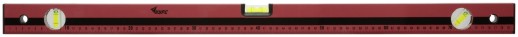 Уровень "Оптима", 3 глазка, красный корпус, фрезерованная рабочая грань, шкала  800 мм