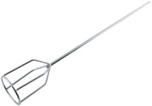 Миксер для строительных смесей повышенной вязкости оцинкованный 100х600 мм