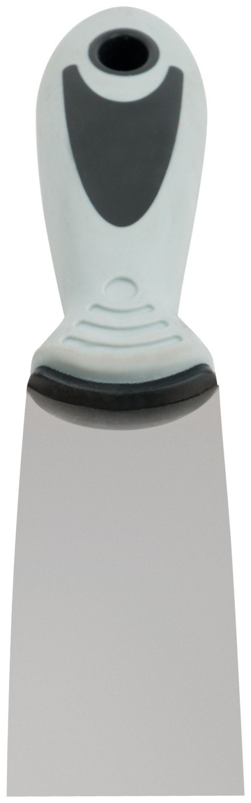 Шпатель, нерж.сталь, прорезиненная ручка 40 мм