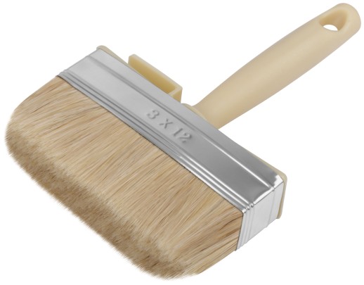 Макловица, натур. светлая щетина, пластиковый корпус "мини" 30 х 120 мм