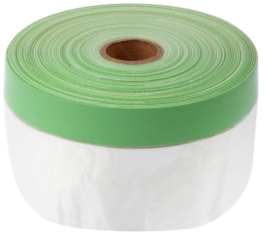 Clever Cover: укрывная пленка с ПЭ-лентой, статически заряжена, 7 мкр., 55 см х 25 м