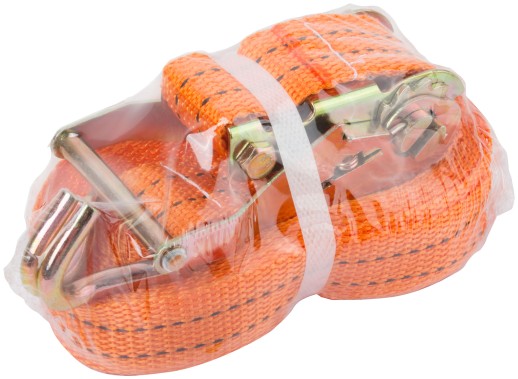 Ремень для крепления груза, храповый механизм, лента 38 мм x 8 м, 1500 / 3000 кг