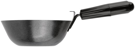 Ковш строительный с площадкой, пластиковая ручка, полимерное покрытие 160 мм