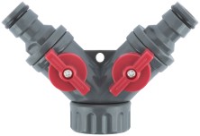 Распределитель 2-х канальный, внутренняя резьба основания 3/4"