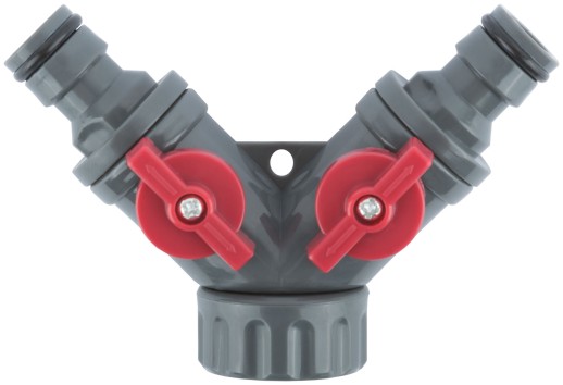 Распределитель 2-х канальный, внутренняя резьба основания 3/4"