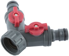 Распределитель 2-х канальный, внутренняя резьба основания 3/4"