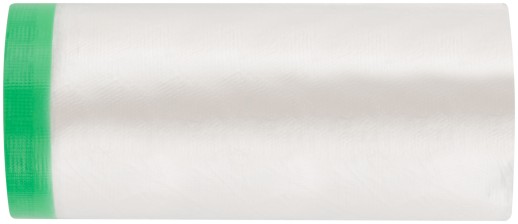 Clever Cover: укрывная пленка с ПЭ-лентой, статически заряжена, 7 мкр., 140 см х 33 м