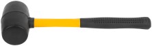 Киянка резиновая, фиберглассовая ручка 60 мм ( 450 гр )