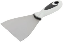 Шпатель, нерж.сталь, прорезиненная ручка 100 мм