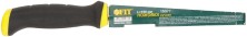 Ножовка для гипсокартона, каленый зуб, прорезиненная ручка 150 мм