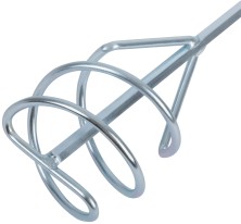 Миксер для строительных смесей оцинкованный Профи 80х400 мм