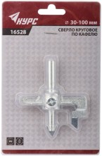 Сверло круговое по кафелю "Балеринка" 20-100 мм