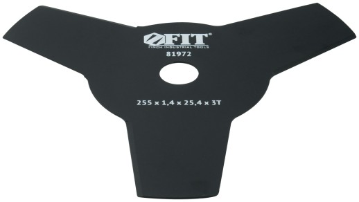 Нож для триммера, 3 лопасти, 2-х сторонние лезвия 255х25,4х3Т