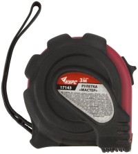 Рулетка прорезиненный корпус "Мастер" 3 м x 16 мм