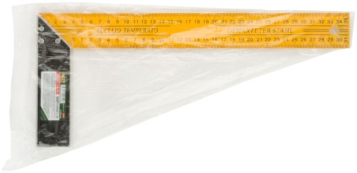 Угольник столярный желтый усиленный 350 мм