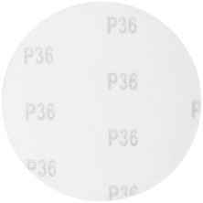 Круги шлифовальные сплошные (липучка), алюминий-оксидные, 125 мм, 5 шт.  Р 36